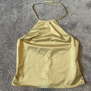 Vintage Tommy Hilfiger Gold Halter Top
